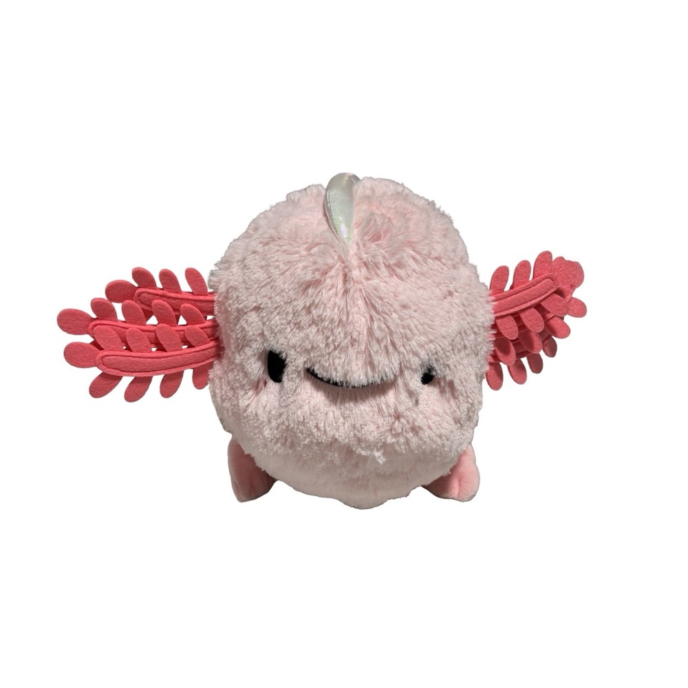 Squishable Axolotl Pink Plush Soft Cuddly‎ Approximately 10"